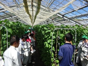 島根県立農林大学校にて農林業体験学習