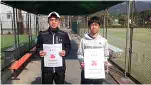 第１４回島根県高等学校個人テニス選手権大会　ダブルス準優勝