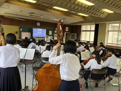 【弦楽部】第１回しまねシンフォネット高校オーケストラ合同研修会