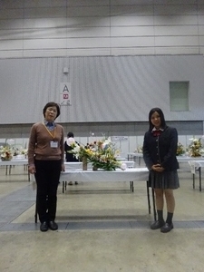 さんフェア新潟大会　フラワーアレンジメントコンテスト報告