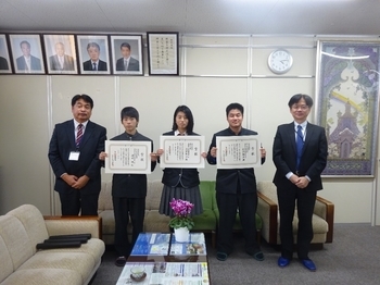 毎日農業記録賞　高校生部門・地区入賞！(島根県2位)