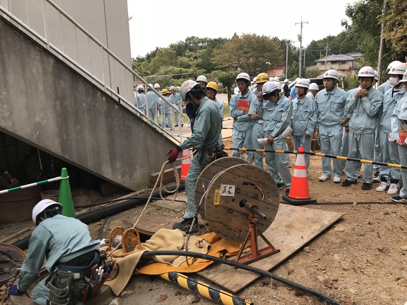 工事現場見学